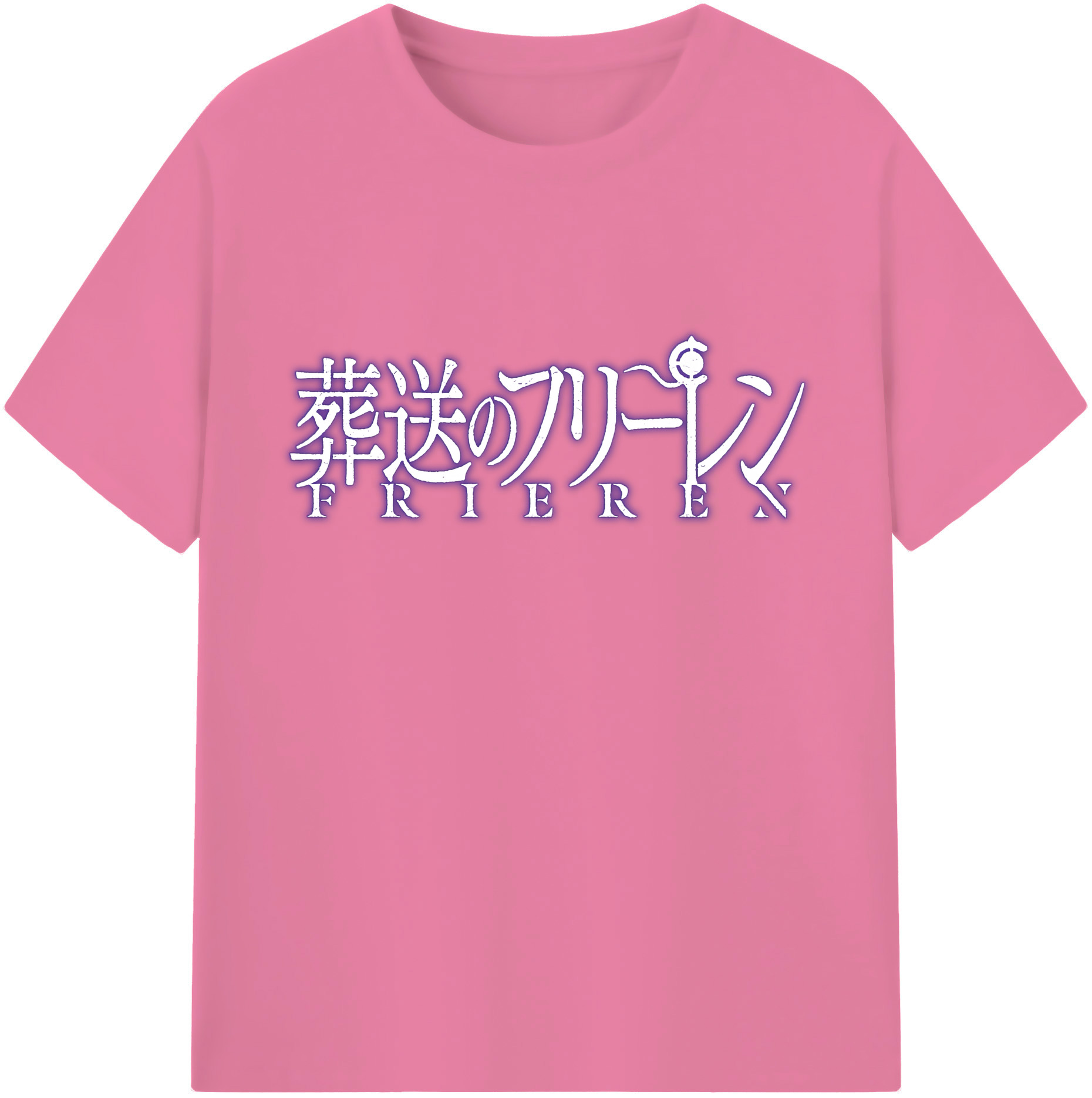 （画像用） 葬送のフリーレン Frieren 綿100％半袖Tシャツ（フロントプリント）